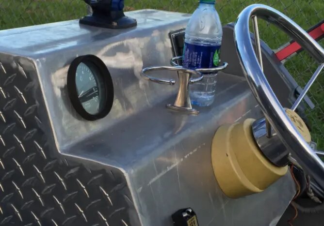 Double Stainless Steel Drink Holder – Dash Mount - Hengke Casting product image 1