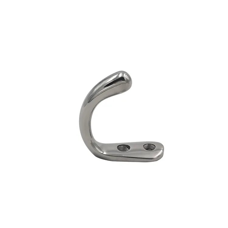 Marine heavy duty mirror polished single hook - Hengke Casting product image 1
