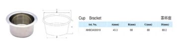Stainless Steel 316 Cup Bracket for Boat - Hengke Casting product image 4