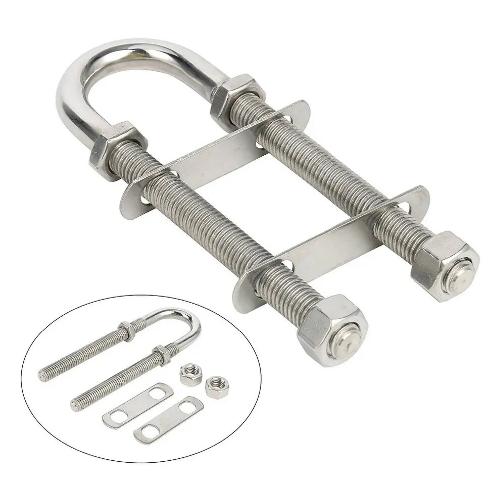 boat U bolt with plate and nuts rigging - Hengke Casting product image 2