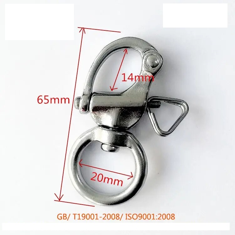 heavy duty snap shackle D ring swivel bail - Hengke Casting product image 3