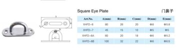 marine rigging oval pad eye plate - Hengke Casting product image 6